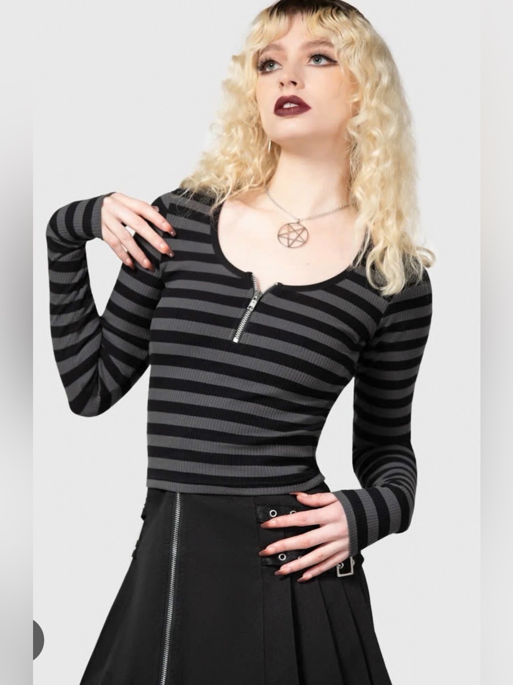 Killstar Izora ribbed top